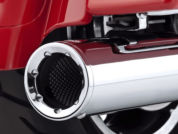 4.5in. Hi-Output Slip-On Mufflers - Chrome. Fits Touring 1995-2016 - Image 3