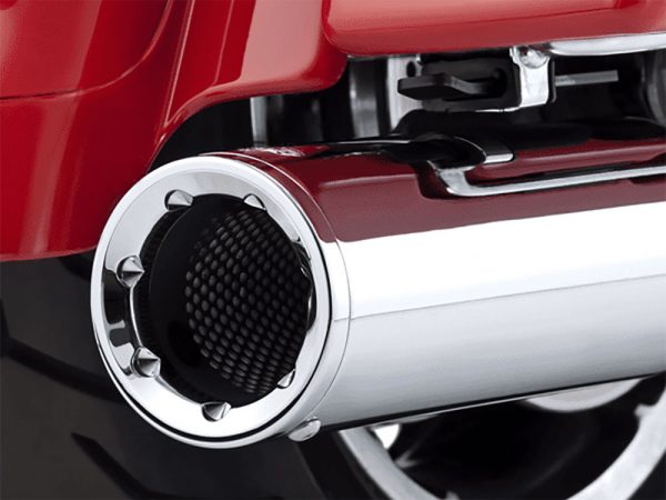 4.5in. Hi-Output Slip-On Mufflers - Chrome. Fits Touring 2017up - Image 2