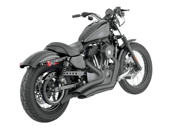 Big Radius Exhaust - Black. Fits Sportster 2014-2021