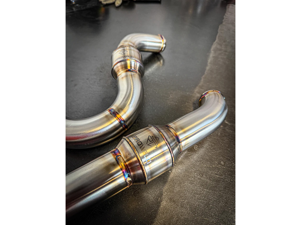 2-into-1 Elsinore Mid Length Exhaust With ProFlo Headers - Stainless Steel. Fits Softail 2018up Non-240 Rear Tyre Models - Image 2