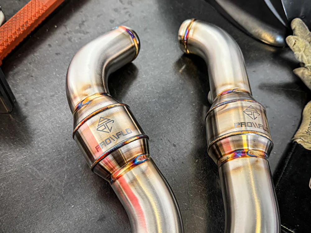 ProFlo Header Pipe Upgrade - Stainless Steel. Fits Softail 2018up Running SP Concepts 4.5in. Big Bore Exhaust - Image 2