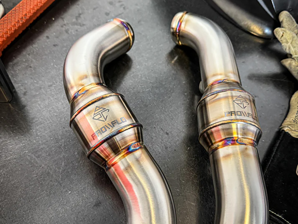 ProFlo Header Pipe Upgrade - Stainless Steel. Fits Softail 2018up Running SP Concepts Elsinore Mid Length Exhaust - Image 2