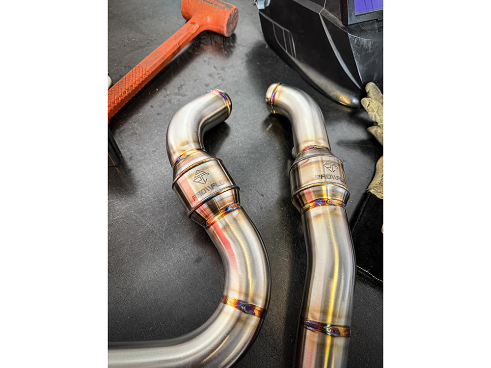 ProFlo Header Pipe Upgrade - Stainless Steel. Fits Touring 2017up Running SP Concepts 4.5in. Big Bore Exhaust - Image 2