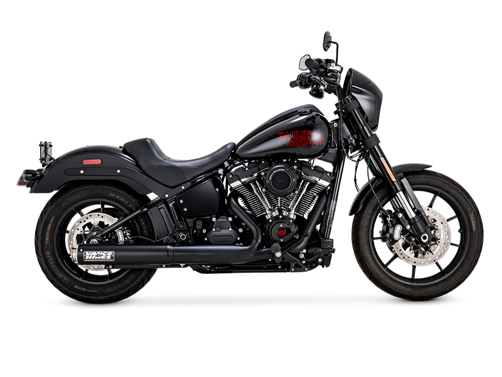 4in. Supersport Slip-On Muffler - Black. Fits Softail Street Bob, Low Rider S, Low Rider ST & Heritage 2025up - Image 2