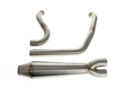 Megaphone Gen II 2-into-1 Exhaust - Stainless Steel. Fits Softail 2025up with Non-240 Rear Tyre