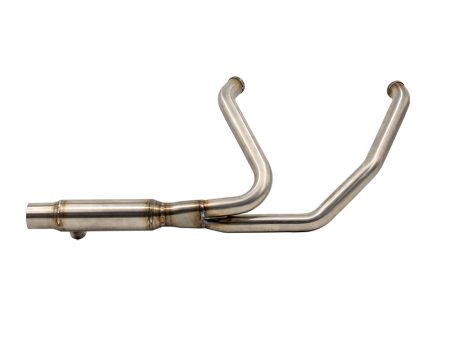 Hide-Away Performance Headers with 2.5in. Collector - Chrome. Fits Touring 2017up.