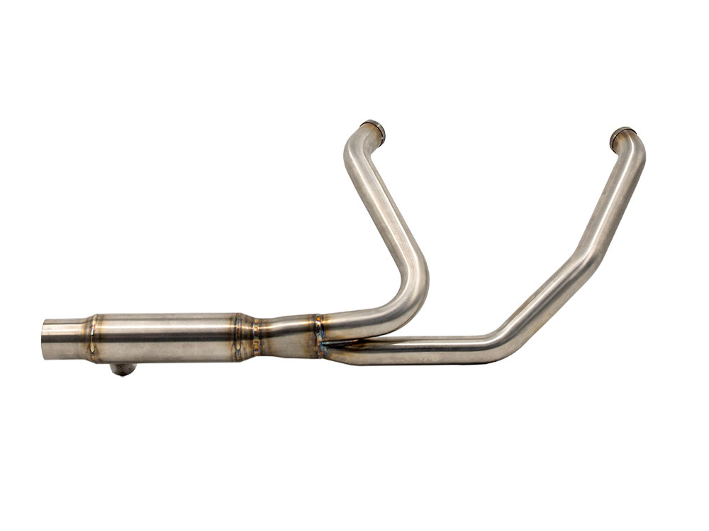 Hide-Away Performance Headers with 2.5in. Collector - Chrome. Fits Touring 2017up.