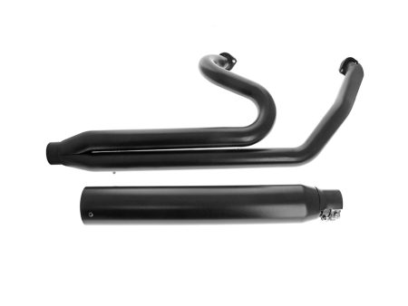 Billet Cat 2-into-1 Exhaust - Black. Fits CVO Touring 2023up, Street Glide & Road Glide 2024up, Touring 2025up
