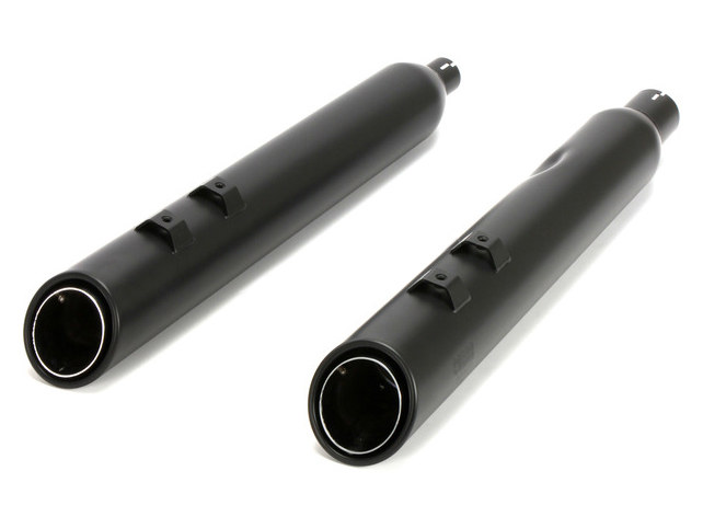 4in. 909 Uppercut Slip-On Mufflers - Black. Fits Touring 2017up. - Image 2