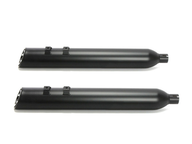 4in. 909 Uppercut Slip-On Mufflers - Black. Fits Touring 2017up. - Image 3