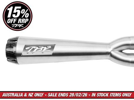Comp-S 2-into-1 Exhaust - Stainless Steel with Carbon Fiber End Cap. Fits Sportster 2014-2021
