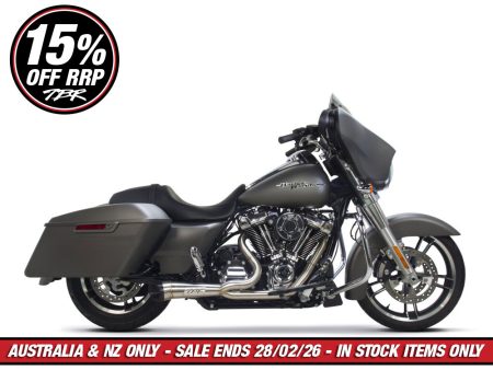 Shorty Turnout 2-into-1 Exhaust - Stainless Steel. Fits Touring 2017up