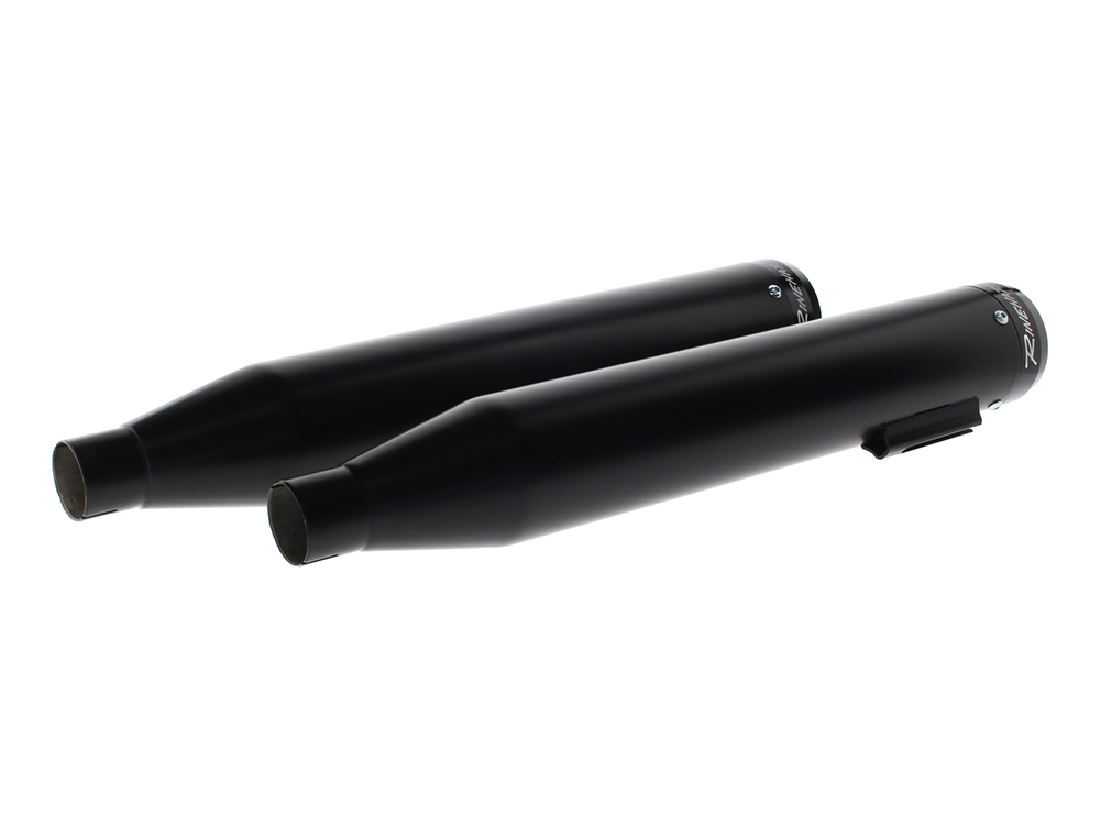 3-1/2in. Slip-On Mufflers - Black with Black End Caps. Fits Indian Scout 2015-2024 - Image 2
