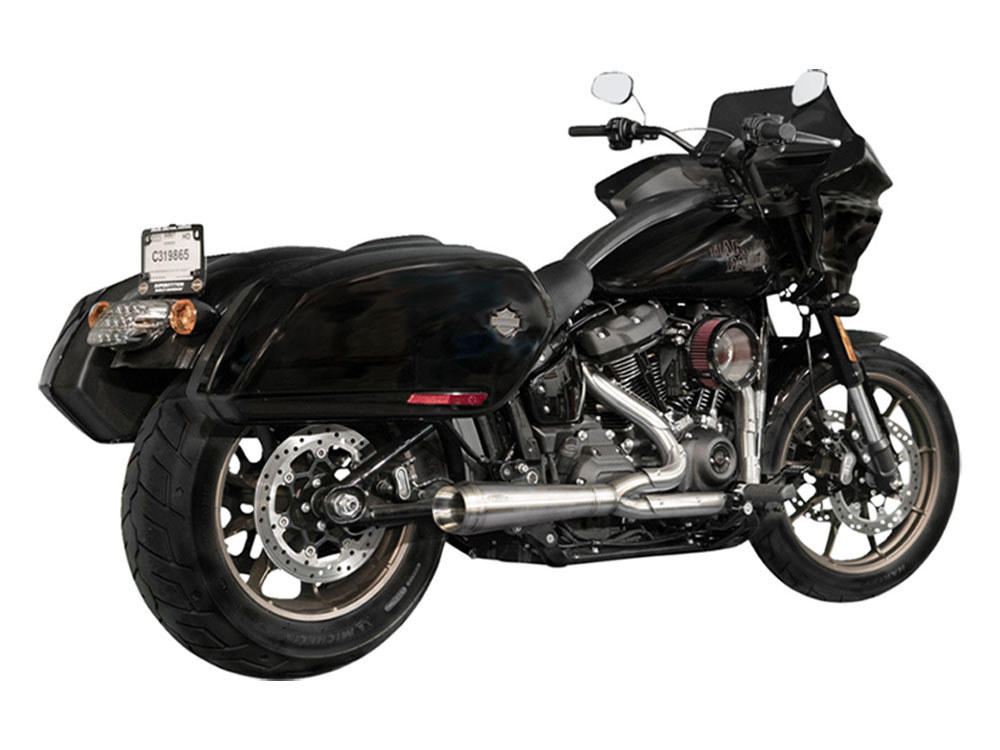 Assault 2-into-1 Exhaust - Stainless. Fits Heritage Classic, Sport Glide and Low Rider ST 2018-2024 - Image 2