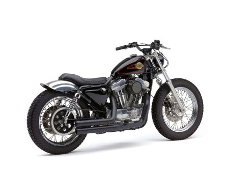 Speedster 909 Exhaust - Black. Fits Sportster 1986-2003.