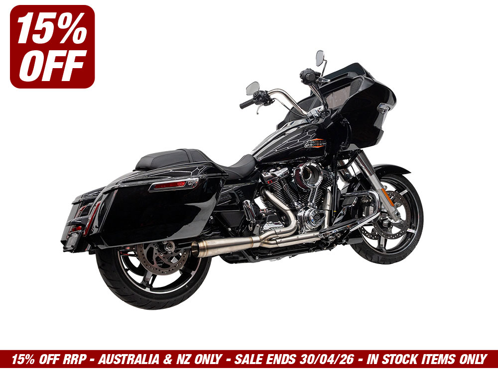 Assault 2-into-1 Exhaust - Stainless Steel. Fits Touring 2017up - Image 2