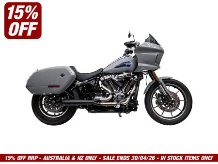 Assault 2-into-1 Exhaust - Black. Fits Heritage Classic and Low Rider ST 2025up