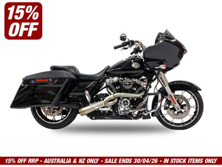 Big Sexy Performance 2-into-1 Exhaust - Stainless Steel. Fits Touring 2017up.