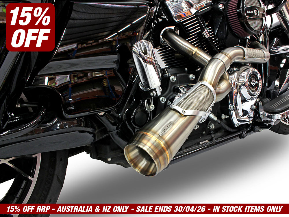 Big Sexy Performance 2-into-1 Exhaust - Stainless Steel. Fits Touring 2017up. - Image 3