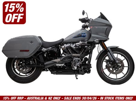 Big Sexy Performance 2-into-1 Exhaust - Black. Fits Heritage Classic and Low Rider ST 2025up