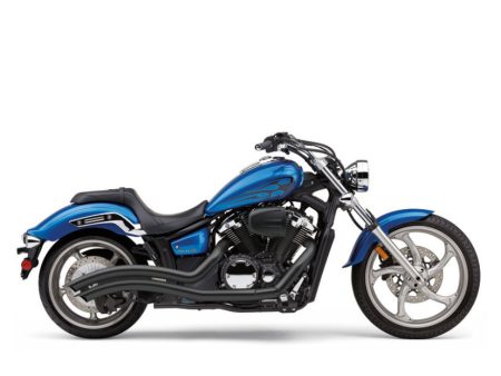 Speedster Swept Exhaust - Black. Fits Yamaha Stryker 1300 2011-2017 COBRA EXHAUST