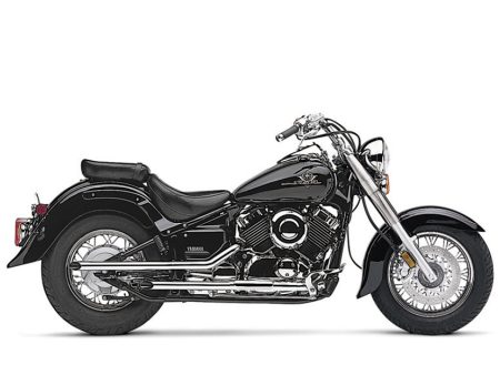 Drag Pipes - Chrome. Fits Yamaha V-Star XVS650 1998-2019 COBRA EXHAUST