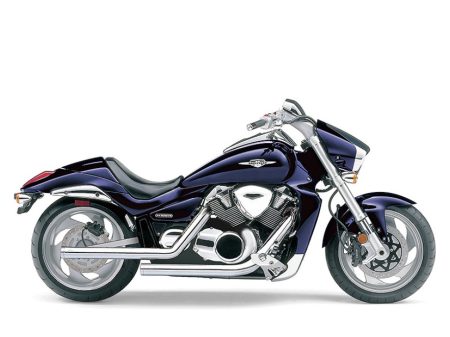 Dragster Exhaust - Chrome. Fits Suzuki M109R 2006up. COBRA EXHAUST