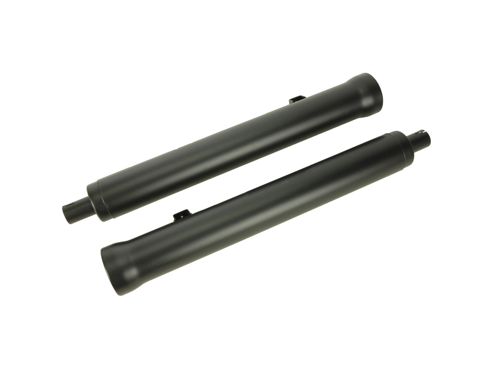 4in. Slip-On Mufflers - Black. Fits Indian Big Twin 2014up with Hard Saddle Bags. COBRA EXHAUST