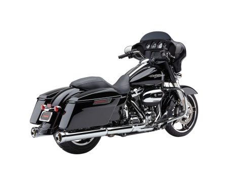 4in. Neighbor Hater Slip-On Mufflers - Chrome. Fits Touring 2017up. COBRA EXHAUST