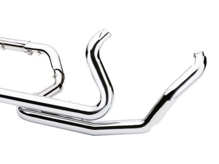 Power Port Right Side Tuck & Under Headers - Chrome. Fits Touring 2009-2016. COBRA EXHAUST