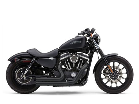Speedster 909 Exhaust - Black. Fits Sportster 2014-2021 COBRA EXHAUST