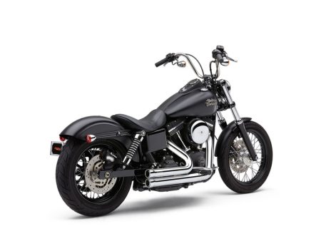 Speedster 909 Exhaust - Chrome. Fits Dyna 2006-2017. COBRA EXHAUST