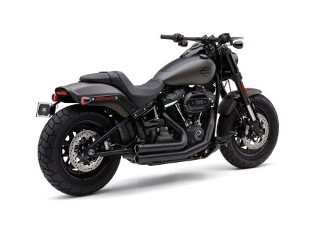Speedster 909 Exhaust - Black. Fits Fat Bob 2018-2024 COBRA EXHAUST