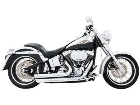 Amendment Exhaust - Chrome. Fits Softail 1986-2017. FREEDOM PERFORMANCE EXHAUST