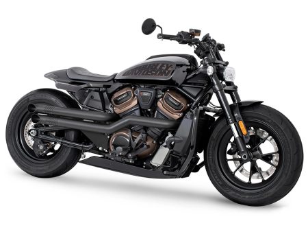Declaration Turnouts Exhaust - Black. Fits Sportster S 2021-2023 FREEDOM PERFORMANCE EXHAUST