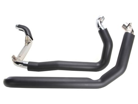 True Dual Headers - Black. Fits Indian Tourer 2014up. FREEDOM PERFORMANCE EXHAUST