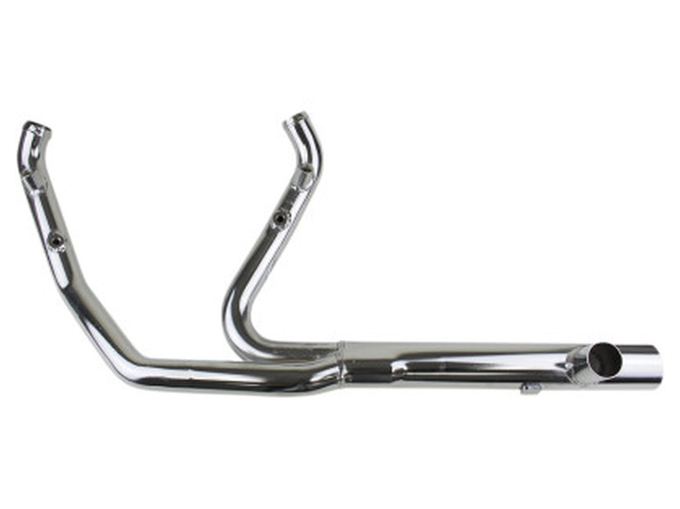Hide-Away Performance Headers with 2.5in. Collector - Chrome. Fits Touring 2017up. Khrome Werks