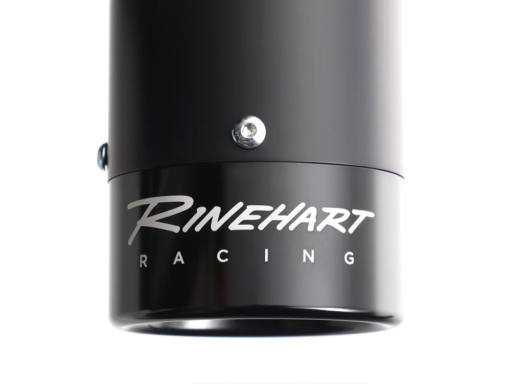4.5in. DBX45 Slip-On Mufflers - Black with Black End Caps. Fits Indian Big Twin 2014up with Hard Saddle Bags. RINEHART EXHAUST - Image 4