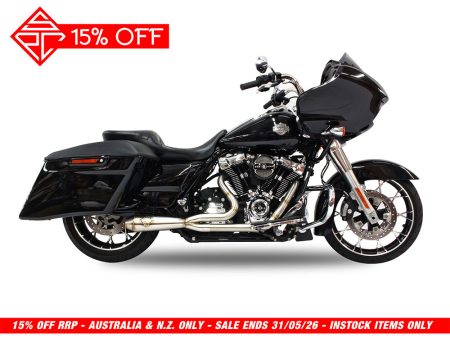 2-into-1 LaneSplitter Exhaust - Stainless Steel. Fits Touring 2017up. SP Concepts EXHAUST