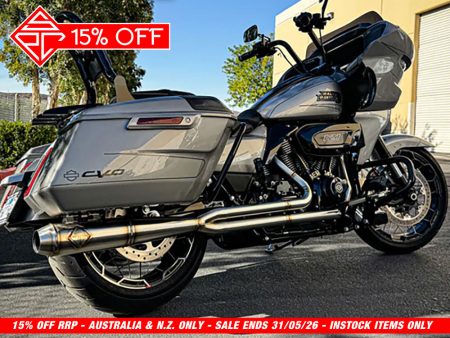 2-into-1 Turnpike Full Length Exhaust - Stainless Steel. Fits Touring 2017up. SP Concepts EXHAUST