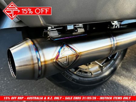 2-into-1 Turnpike Full Length Exhaust With ProFlo Headers - Stainless Steel. Fits Touring 2017up. SP Concepts EXHAUST
