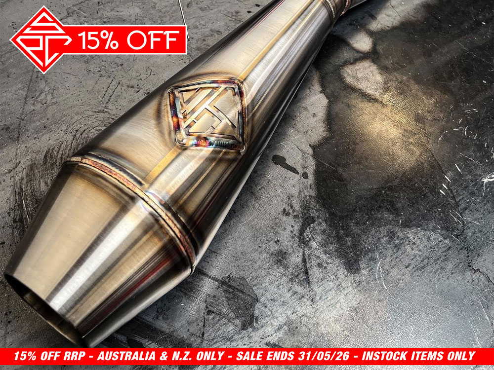 2-into-1 4.5in. Big Bore Exhaust - Stainless Steel. Fits Dyna 1999-2005 SP Concepts EXHAUST - Image 2