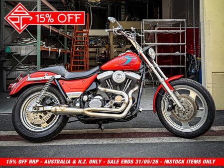 2-into-1 LaneSplitter Exhaust - Stainless Steel. Fits FXR 1987-1994 SP Concepts EXHAUST