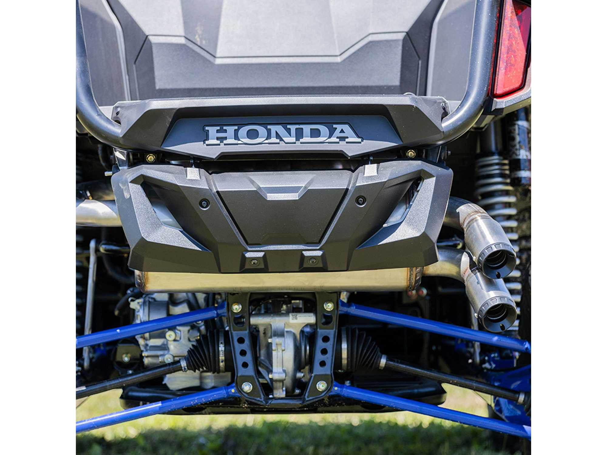 Power Tune XTO UTV Exhaust - Stainless Steel with Race Muffler. Fits Honda Talon 2019up. S&S - Image 2
