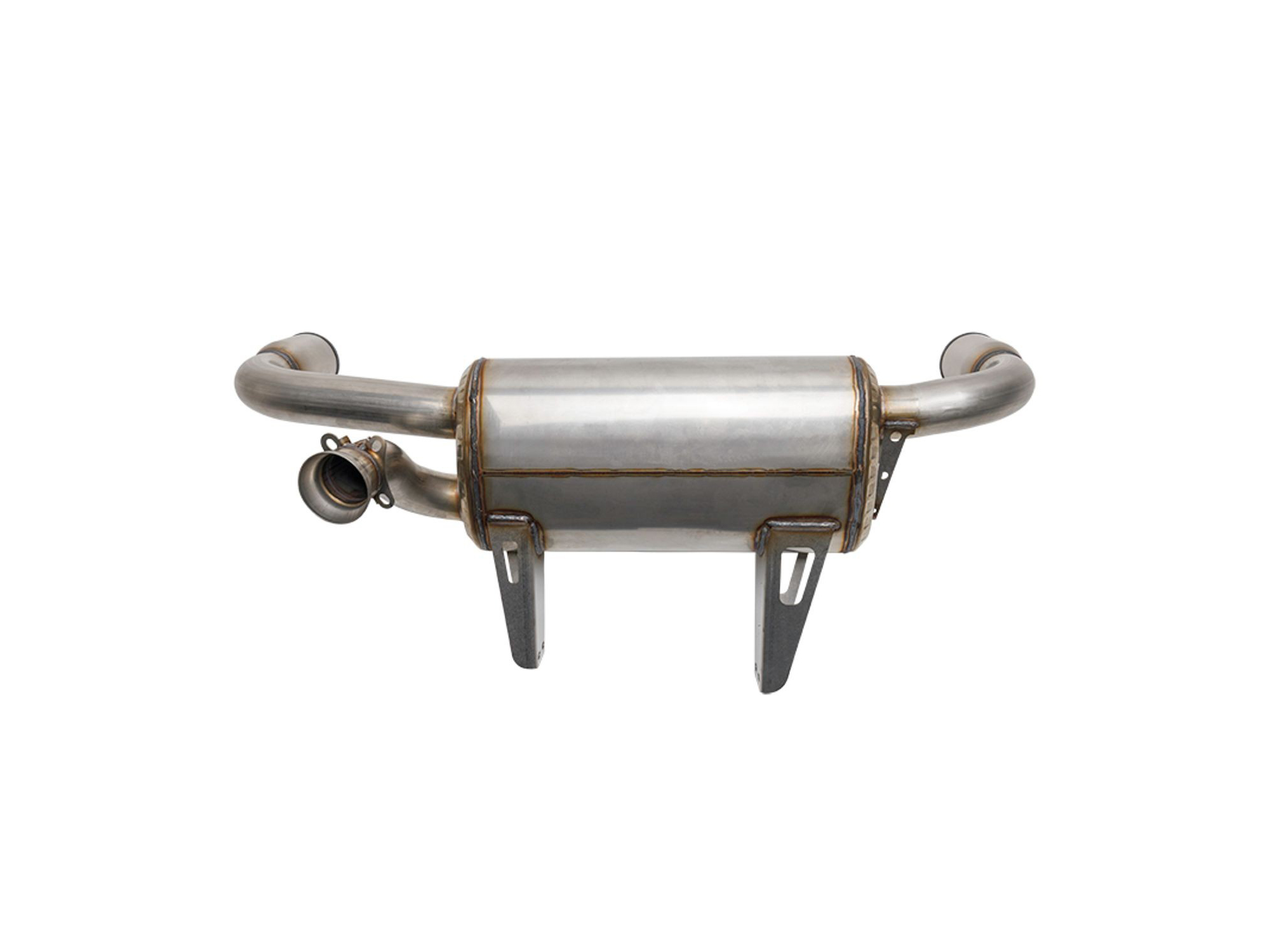 Power Tune XTO UTV Exhaust - Stainless Steel with Race Muffler. Fits Can-am Maverick X3 2017up S&S - Image 2
