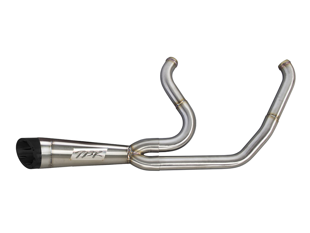 Shorty Turnout 2-into-1 Exhaust - Stainless Steel. Fits Touring 2009-2016. TWO BROTHERS RACING EXHAUST - Image 2