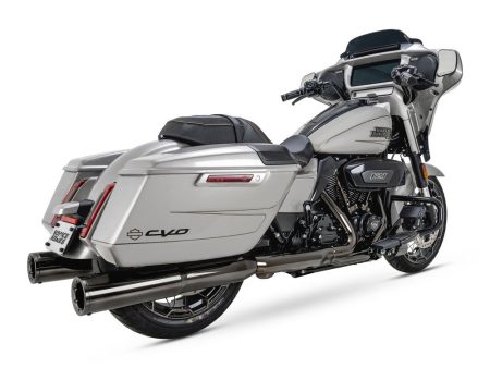 4.5in. Hi-Output Slip-On Mufflers - Dark Chrome. Fits Touring 2017up Vance and Hines