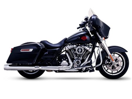 4.5in. Torquer 450 Slip-On Mufflers - Chrome with Chrome End Caps. Fits Touring 2017up Vance and Hines
