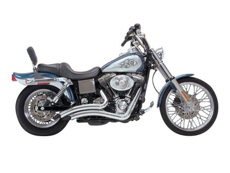 Big Radius Exhaust - Chrome. Fits Dyna 1991-2005. Vance and Hines