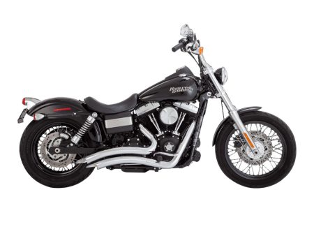 Big Radius Exhaust - Chrome. Fits Dyna 2006-2017 Vance and Hines